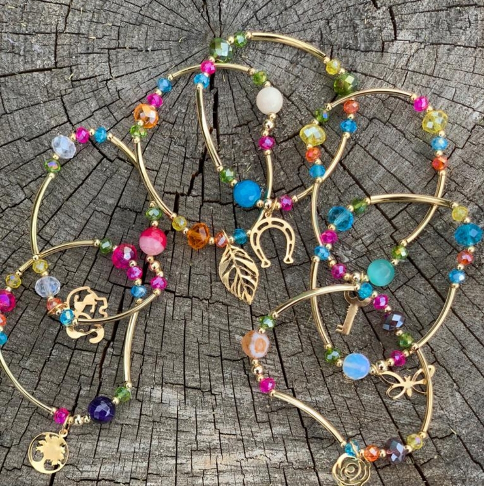 Handmade bracelet, seven pieces